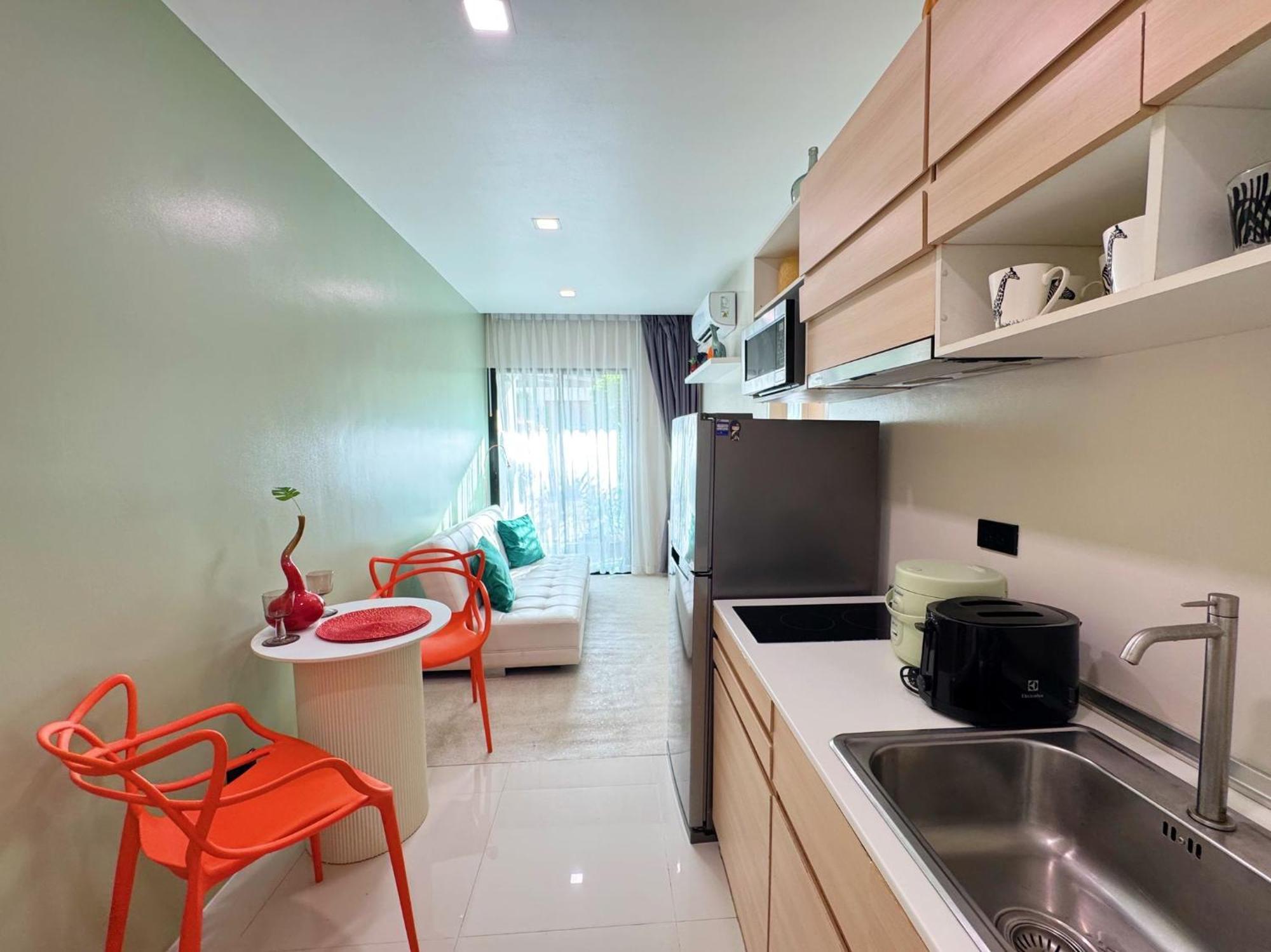 Green Home 1Br Terrace, Pool, Gym Near Nice Beach Nai Yang Beach Exterior foto